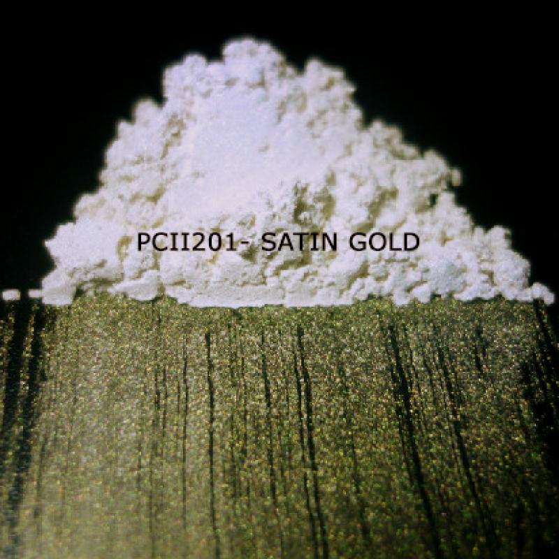 Косметический пигмент PCII201 Satin Gold (Атласное золото), 5-25 мкм