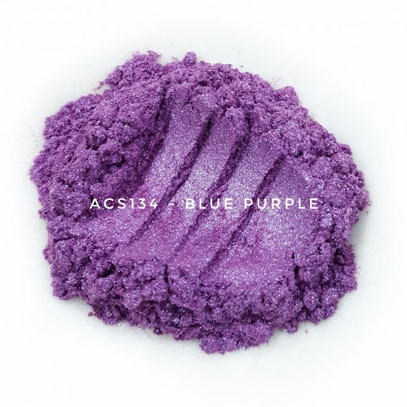 Косметический пигмент ACS134 Blue Purple (Сине-пурпурный), 10-60 мкм