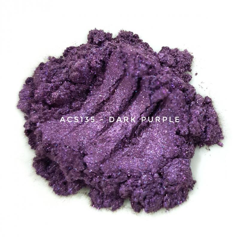 Косметический пигмент ACS135 Dark purple (Темно-пурпурный), 10-60 мкм