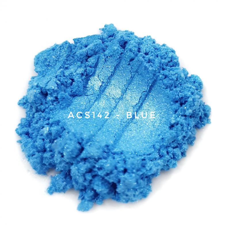 Косметический пигмент ACS142 Blue (Синий), 10-60 мкм
