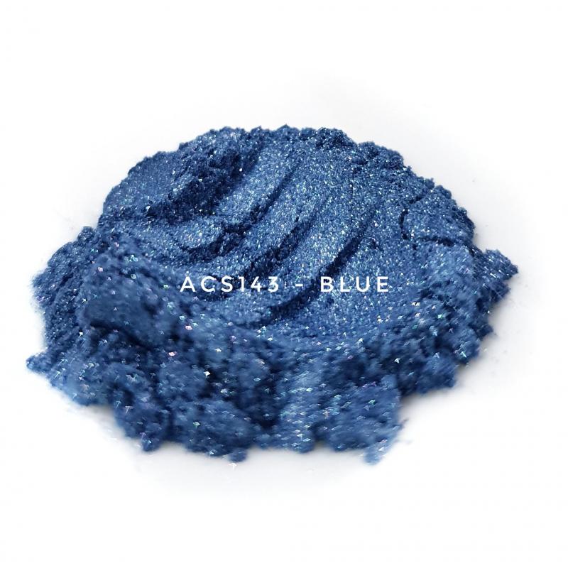 Косметический пигмент ACS143 Blue (Синий), 10-60 мкм