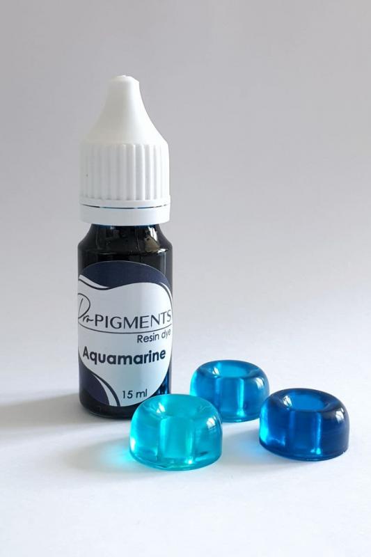 Краситель для органоразбавляемых ЛКМ и смол Aquamarine resin dye - 15 мл