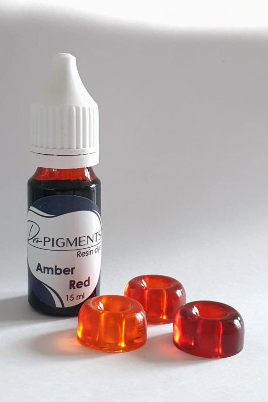Краситель для органоразбавляемых ЛКМ и смол Amber Red resin dye - 15 мл
