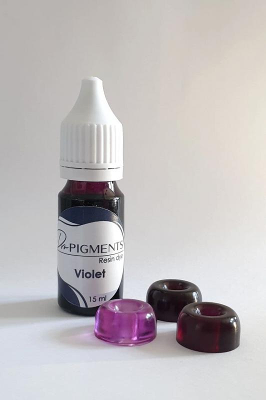 Краситель для органоразбавляемых ЛКМ и смол Violet resin dye - 15 мл
