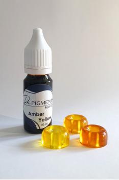Краситель для органоразбавляемых ЛКМ и смол Amber Yellow resin dye - 15 мл