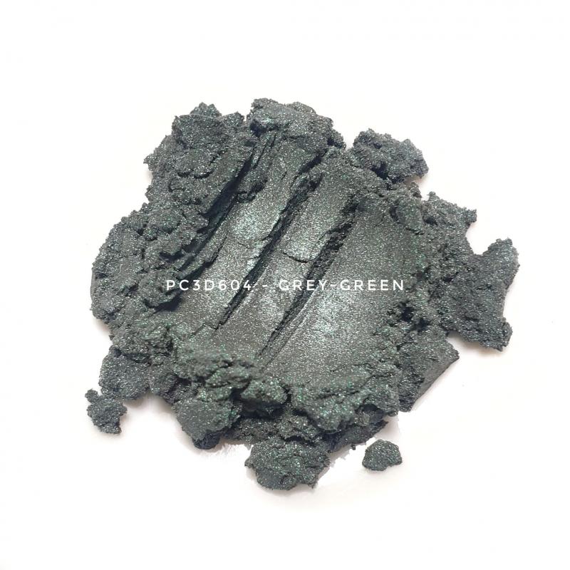 Косметический пигмент PC3D6040 Light Silver Green (Светлый серебристо зеленый), 10-60 мкм