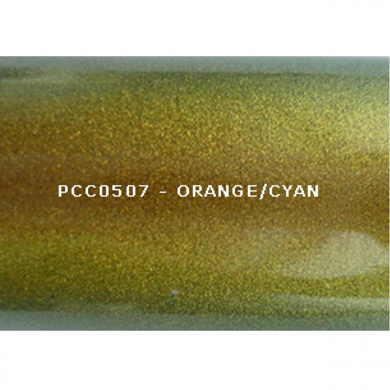 Косметический пигмент PCC0507 Orange/Cyan (Оранжевый/циан), 20-80 мкм