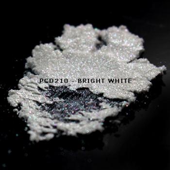 Перламутровый пигмент PCD210 - Яркий белый, 10-60 мкм (Bright White)