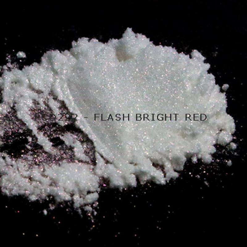 Косметический пигмент PCD222 Flash Bright Red (Вспыхивающий ярко-красный), 20-100 мкм