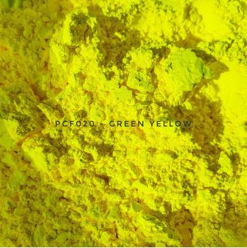 Пигмент флуоресцентный PCF020 - Зелено-желтый, 1-2 мкм (Green Yellow)