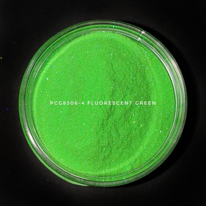 Косметический глиттер PCG8506-100 Fluorescent Green (Флуоресцентный зеленый глиттер), 100-100 мкм