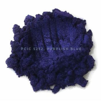 Перламутровый пигмент PCIC5252 - Лилово-синий, 10-60 мкм (Purplish Blue)
