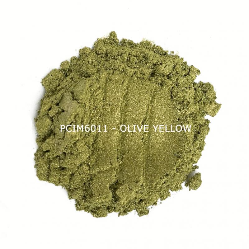 Косметический пигмент PCIM6011 Olive Yellow (Оливково-желтый), 10-60 мкм