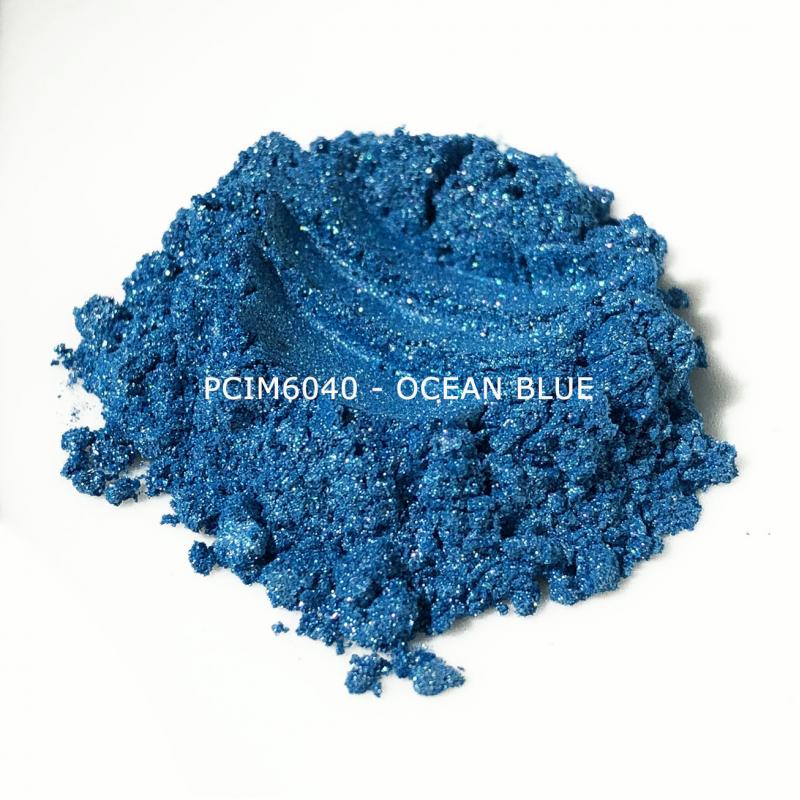Косметический пигмент PCIM6040 Ocean Blue (Синий океан), 10-60 мкм