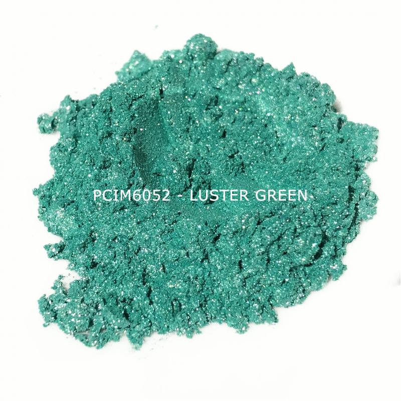 Косметический пигмент PCIM6052 Luster Green (Блестящий зеленый), 10-60 мкм