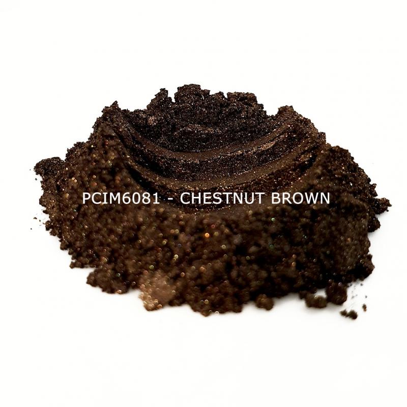 Косметический пигмент PCIM6081 Chestnut Brown (Ореховый), 10-60 мкм