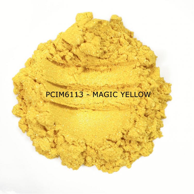 Косметический пигмент PCIM6113 Magic Yellow (Волшебный желтый), 10-60 мкм
