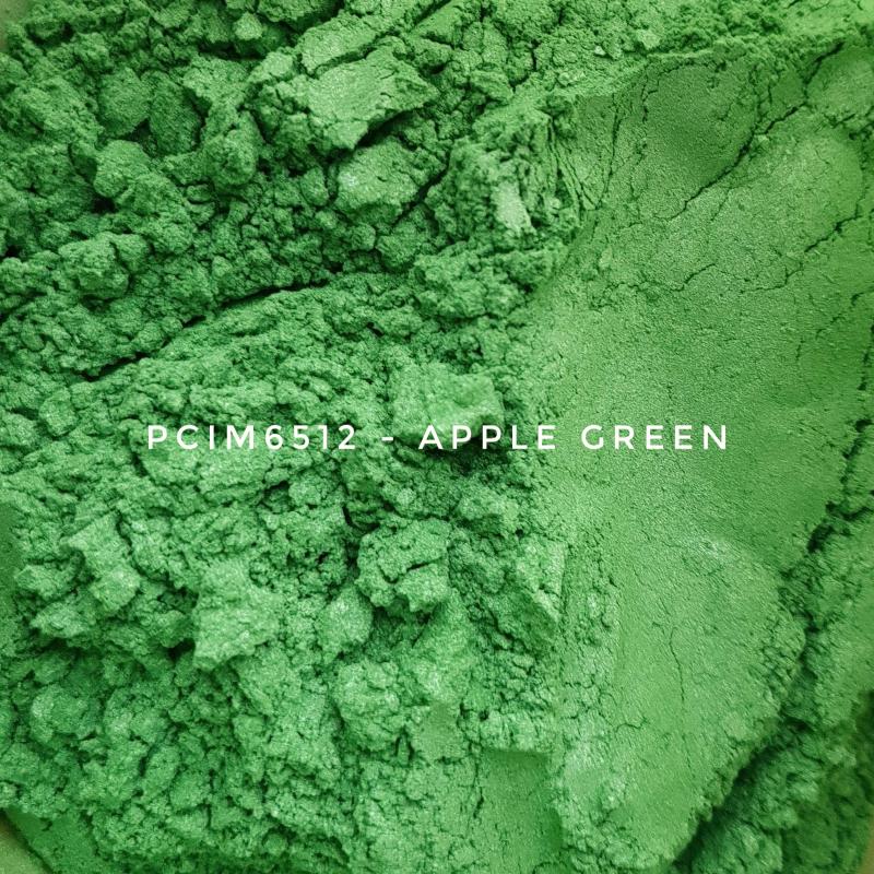 Косметический пигмент PCIM6512 Apple Green (Зеленое яблоко), 10-60 мкм