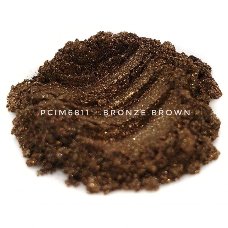 Косметический пигмент PCIM6811 Bronze Brown (Коричневая бронза), 10-60 мкм