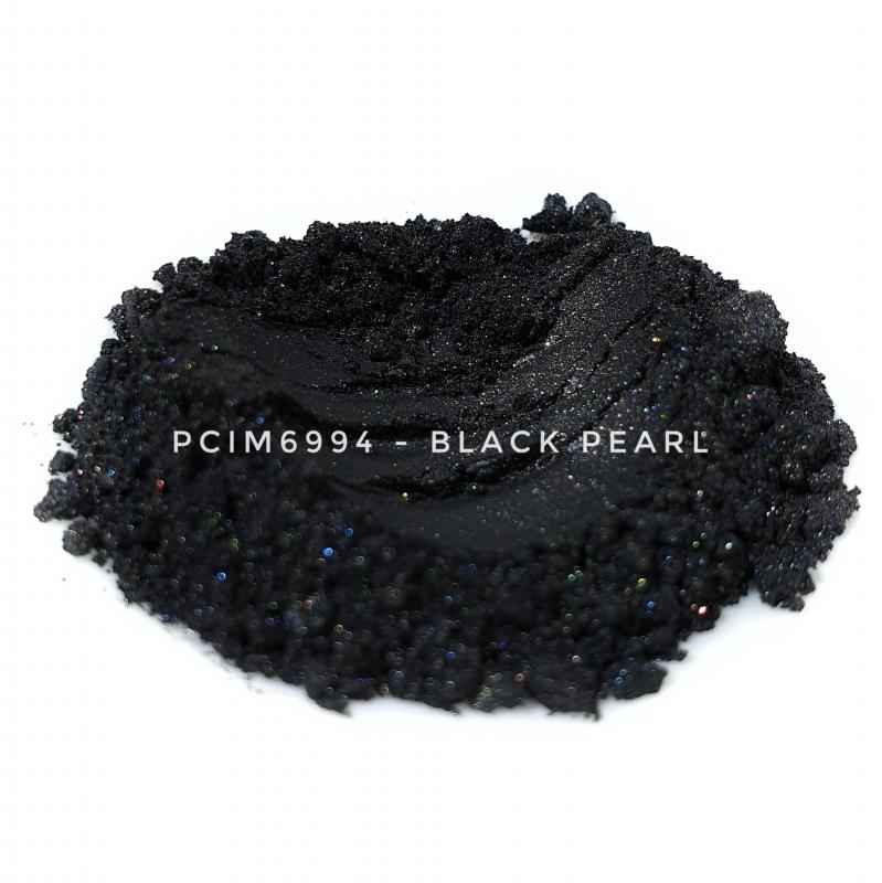 Косметический пигмент PCIM6994 Black Pearl (Черный перламутр), 10-60 мкм