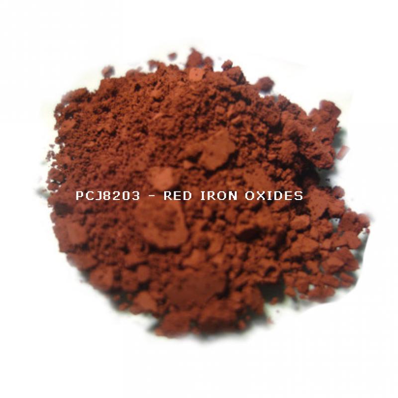 Косметический пигмент PCJ8203 Iron Oxides Red (CI 77491) (Железооксидный красный), 0-1 мкм