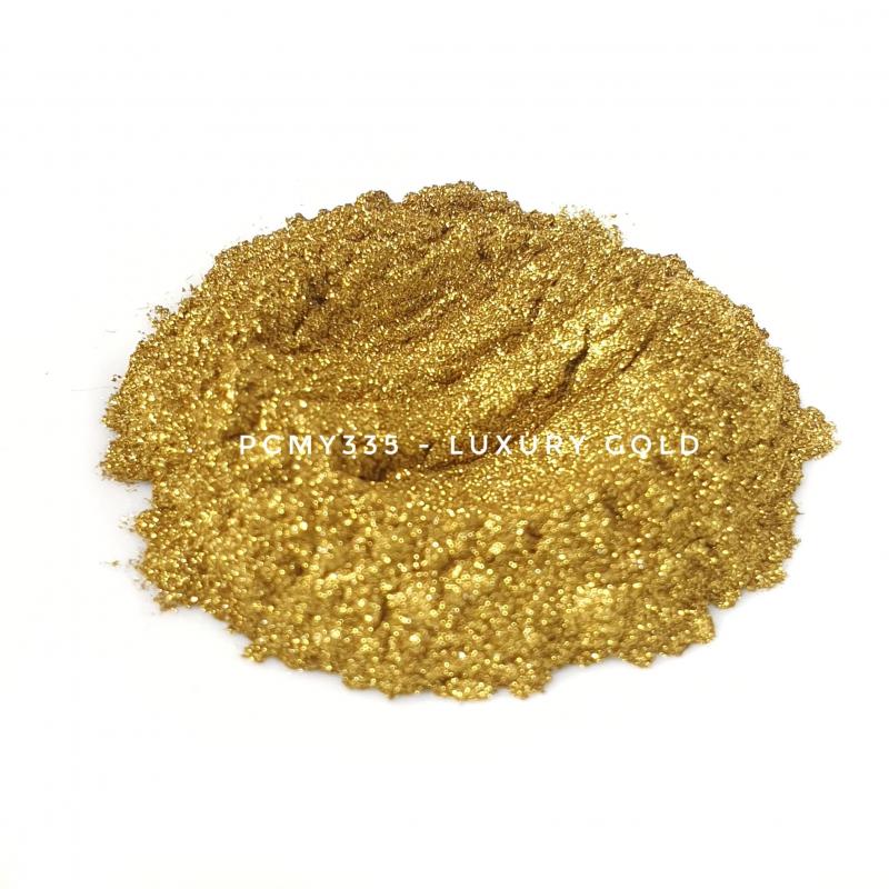 Косметический пигмент PCMY335 Luxury Gold (Роскошное золото), 35-55 мкм