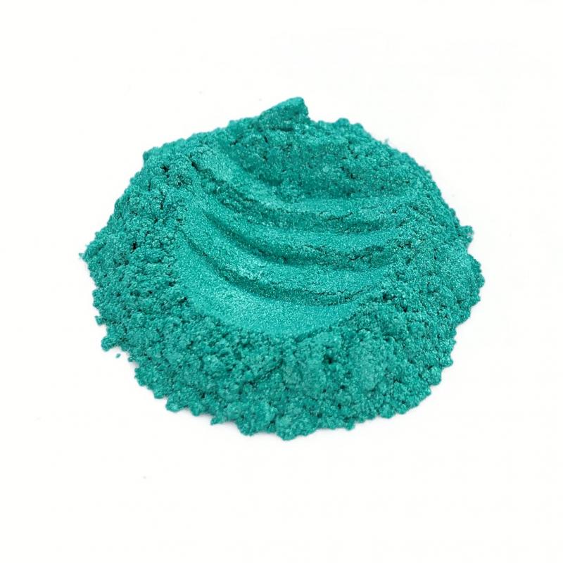 Косметический пигмент PCSS435 Synstar Green (Синтетический зеленый), 10-60 мкм