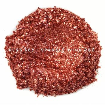 Перламутровый пигмент PCSS563 - Искристый винно-красный, 60-300 мкм (Sparkle Wine Red)