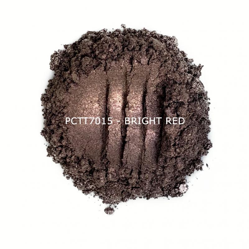 Косметический пигмент PCTT7015 Bright Red (Ярко-красный), 10-60 мкм